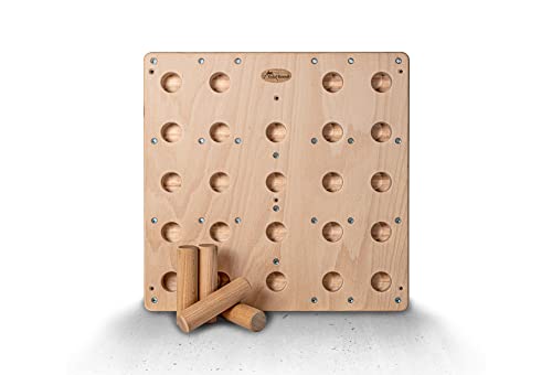 Kraxlboard® Kombi-Pegboard für die direkte Montage an die Wand von Kraxl-Board.com