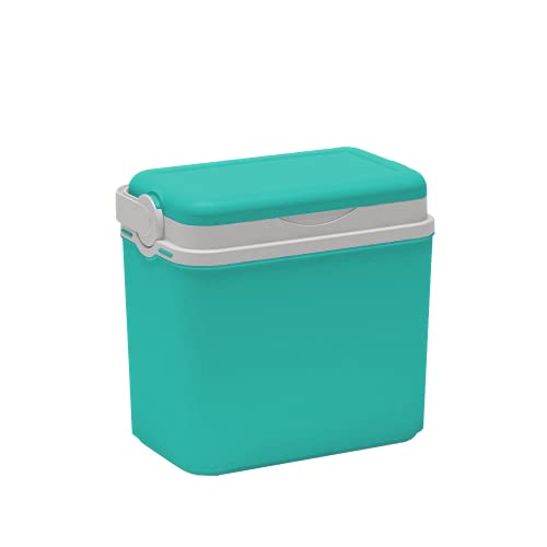 Kühlbox | Passive Kühlbox | Kühltaschen aus Kunststoff mit polystyrol thermische Isolierung (10 L, Türkis) von Kreher