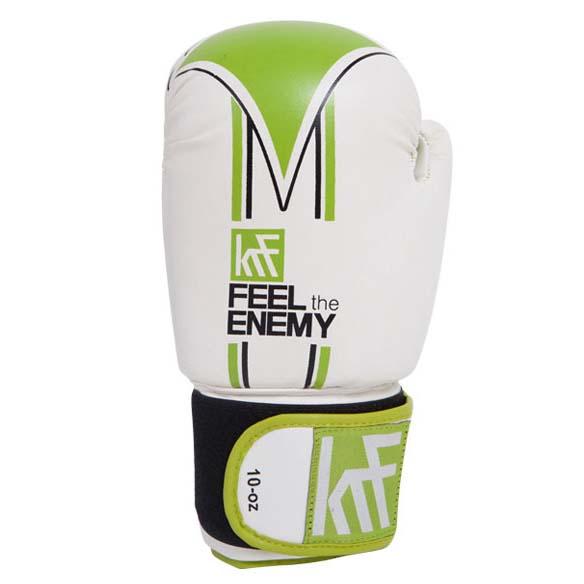 Krf Breathable Combat Gloves Grün,Weiß 10 oz von Krf
