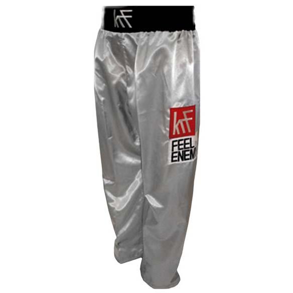 Krf Kick Boxing Long Pants Silber XL Mann von Krf