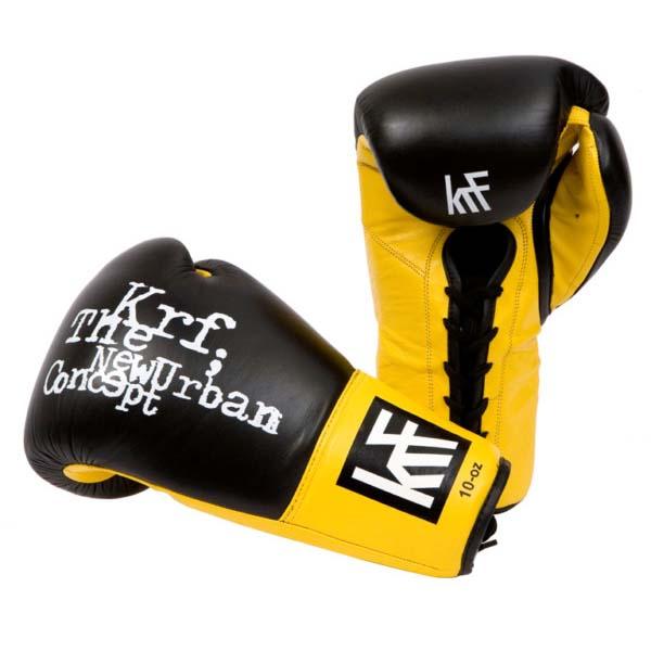 Krf Professional Combat Gloves Schwarz 8 oz von Krf