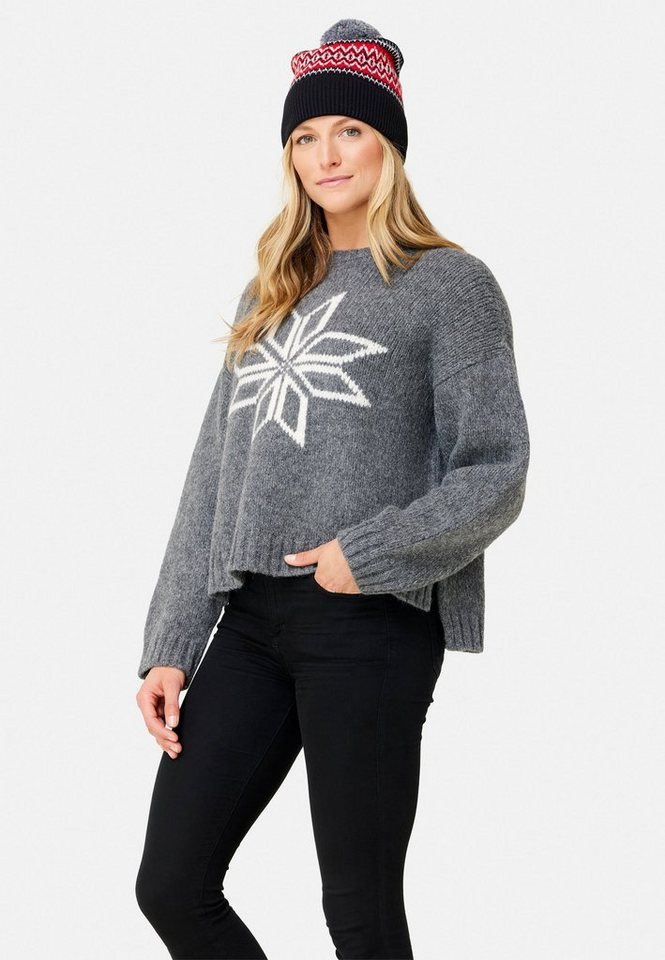 Krimson Klover Trainingspullover Snowflake Pullover (1-tlg) von Krimson Klover