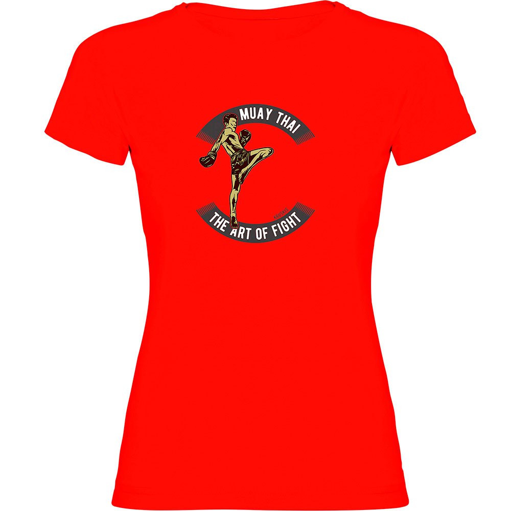 Kruskis Art Of Fight Short Sleeve T-shirt Rot XL Frau von Kruskis