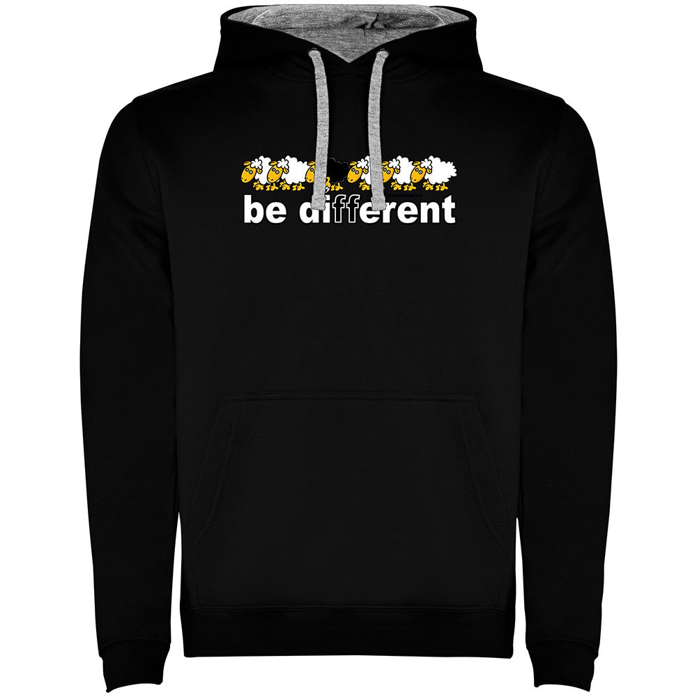 Kruskis Be Different Football Two-colour Hoodie Schwarz M Mann von Kruskis