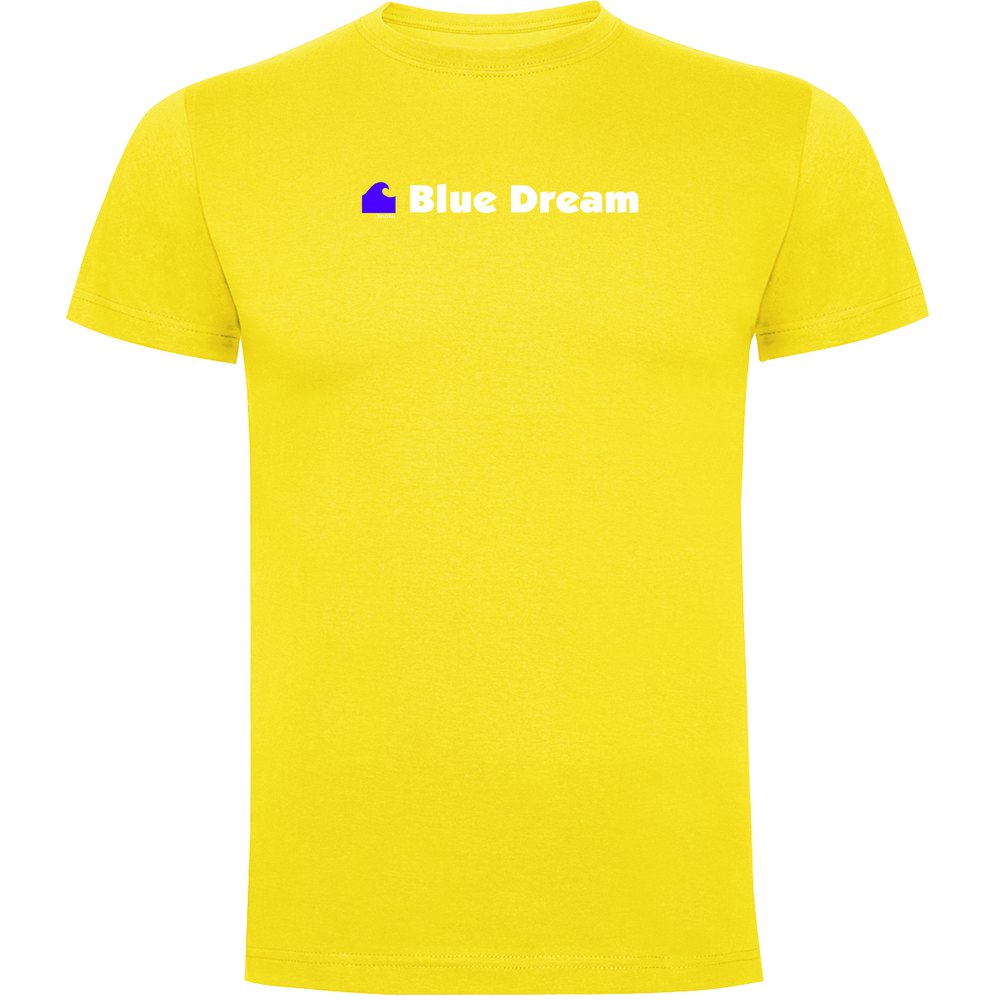 Kruskis Blue Dream Short Sleeve T-shirt Gelb M Mann von Kruskis