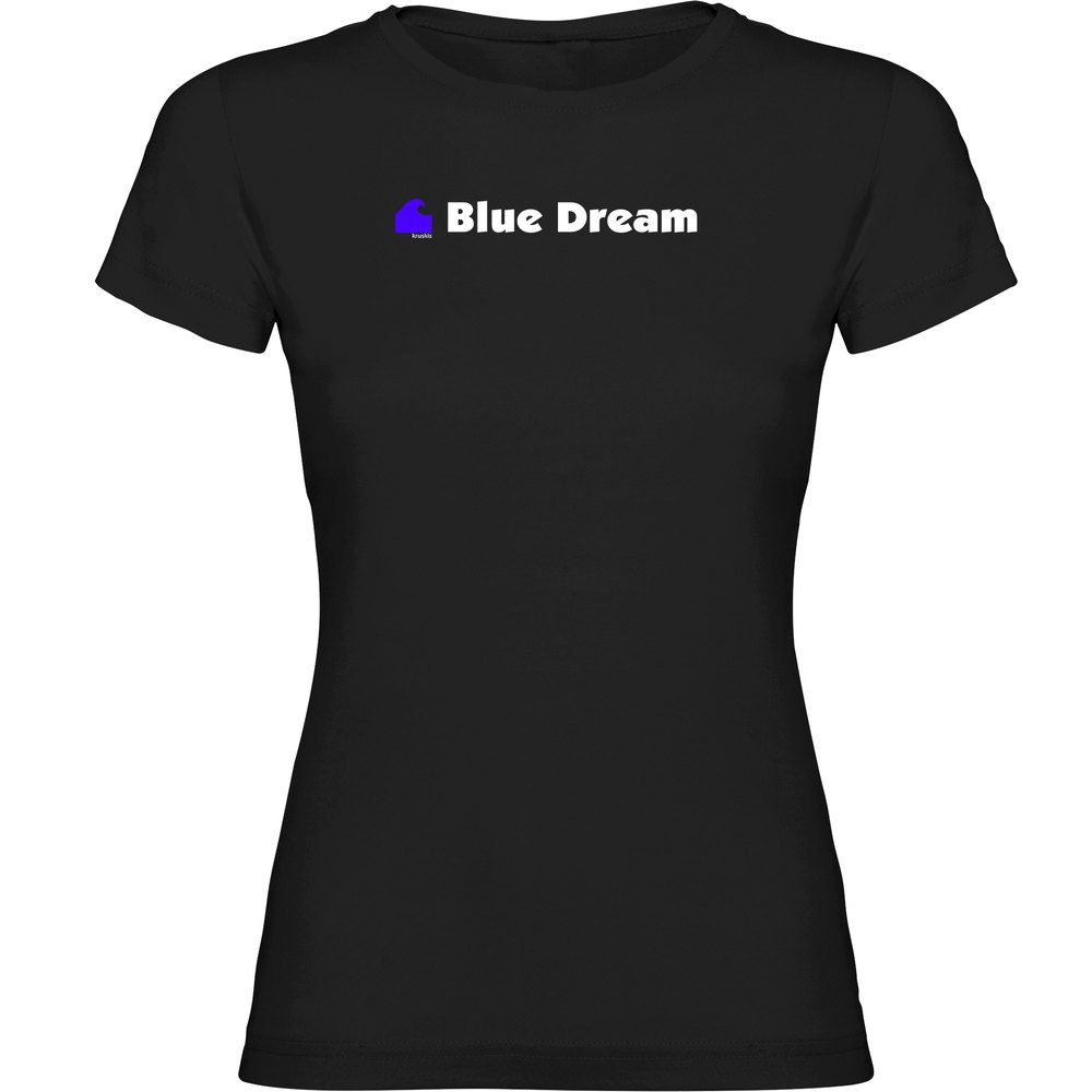 Kruskis Blue Dream Short Sleeve T-shirt Schwarz S Mann von Kruskis