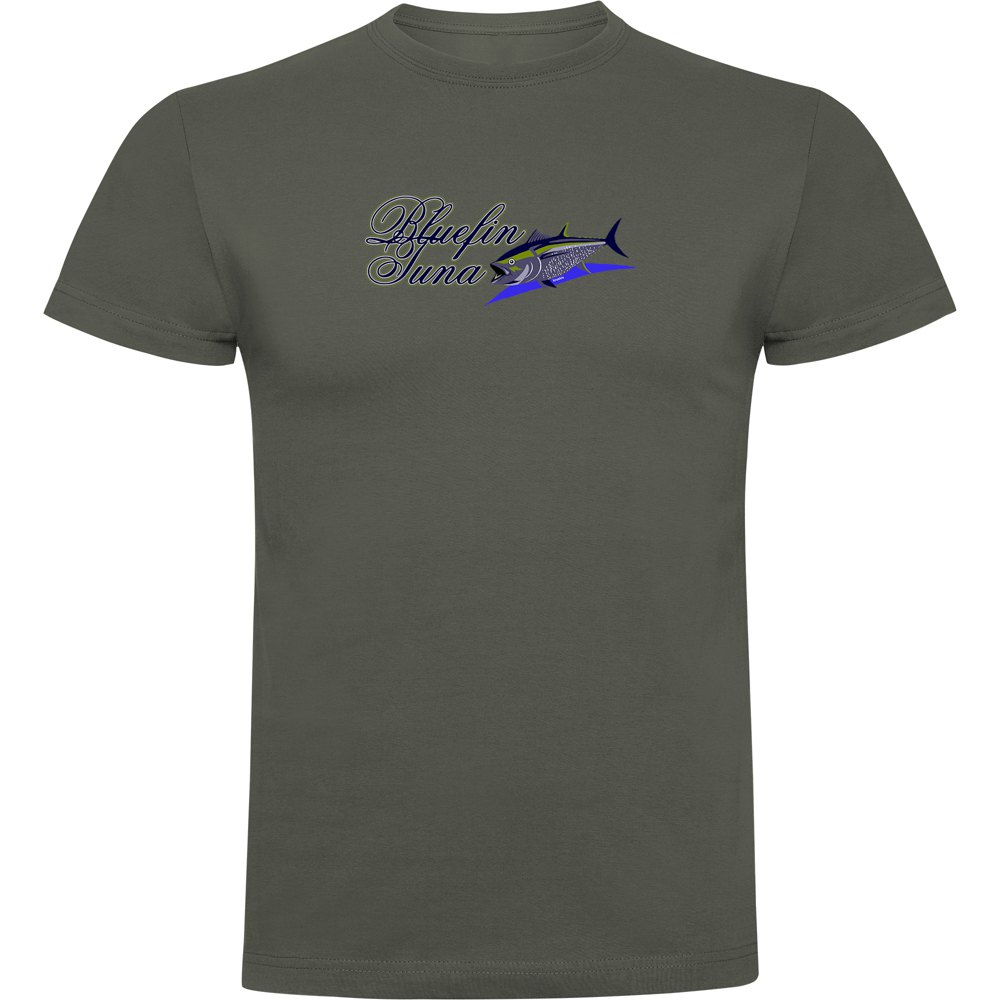 Kruskis Bluefin Tuna Short Sleeve T-shirt Grün XL Mann von Kruskis