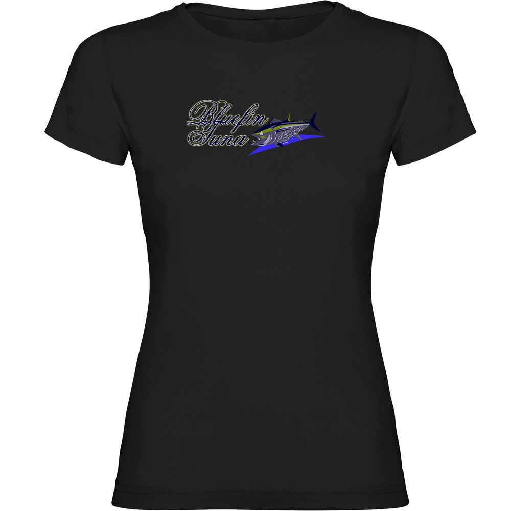 Kruskis Bluefin Tuna Short Sleeve T-shirt Schwarz 2XL Frau von Kruskis