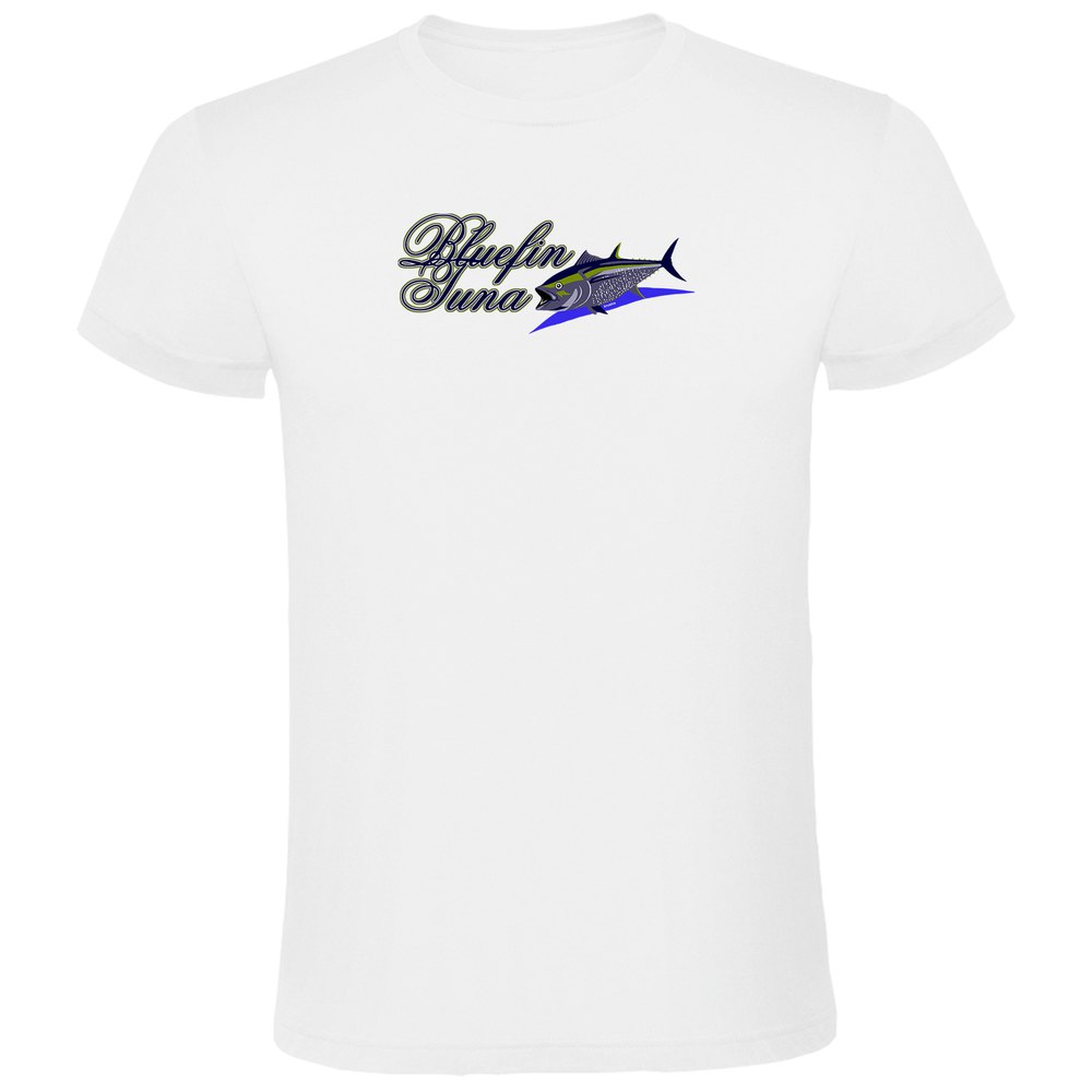 Kruskis Bluefin Tuna Short Sleeve T-shirt Weiß 3XL Mann von Kruskis