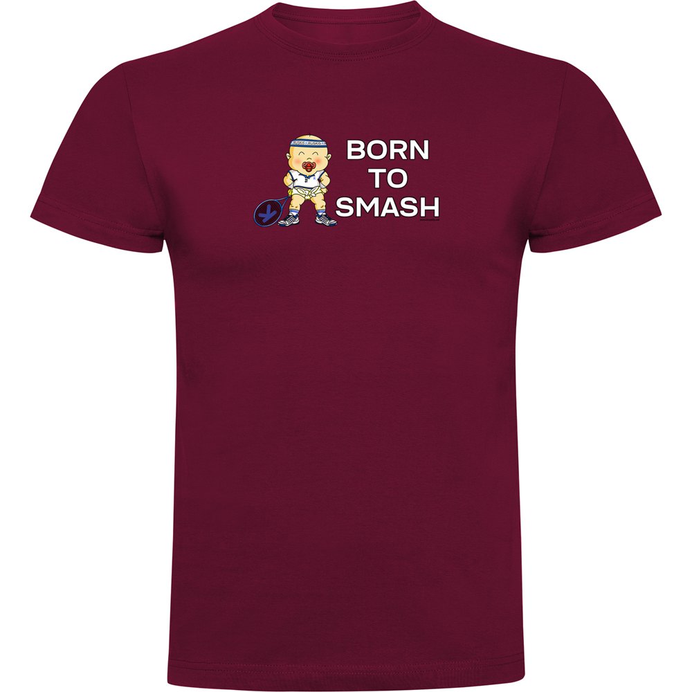 Kruskis Born To Smash Short Sleeve T-shirt Rot 3XL Mann von Kruskis