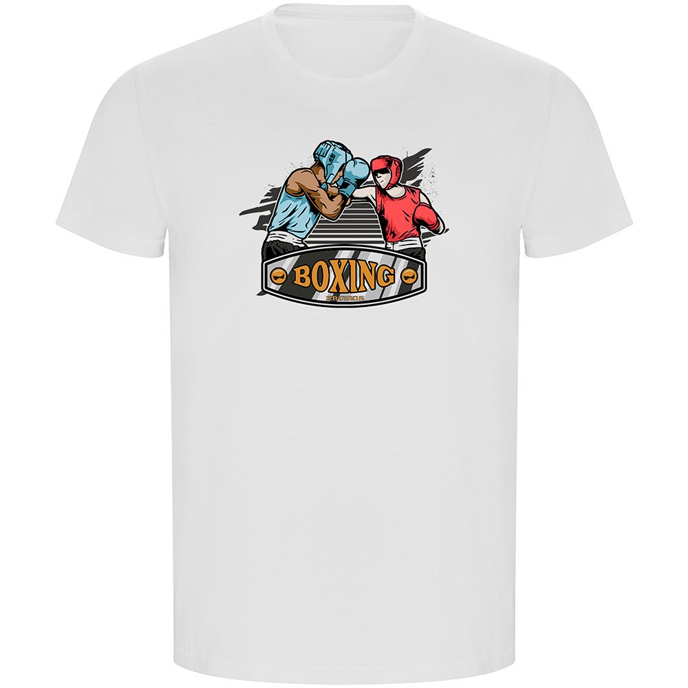 Kruskis Boxing Eco Short Sleeve T-shirt Weiß S Mann von Kruskis