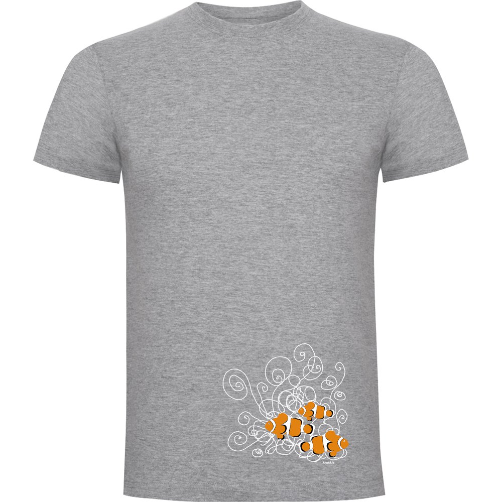 Kruskis Clownfish Short Sleeve T-shirt Grau XL Mann von Kruskis