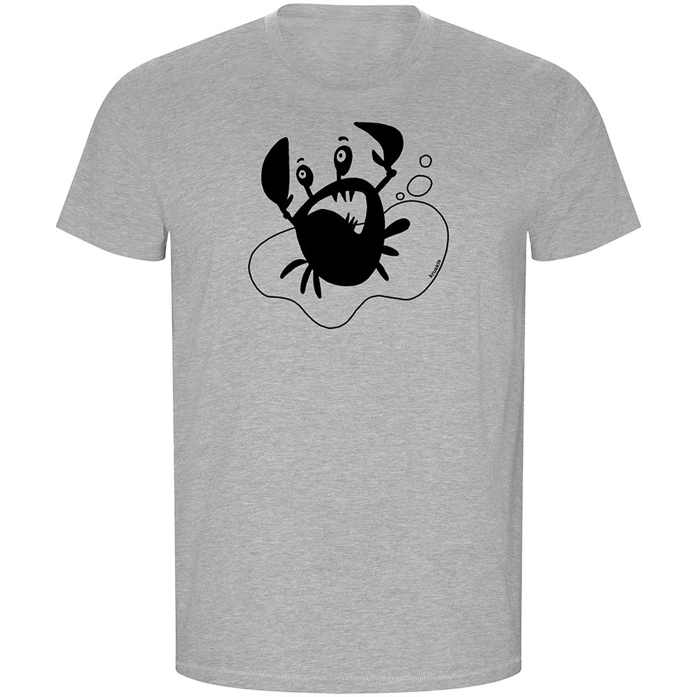 Kruskis Crab Eco Short Sleeve T-shirt Grau XL Mann von Kruskis