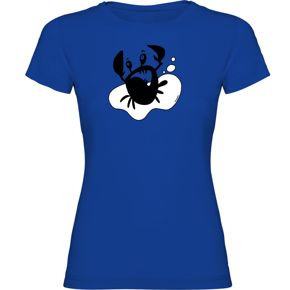 Kruskis Crab Short Sleeve T-shirt Blau S Mann von Kruskis