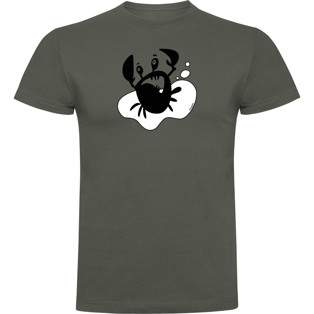 Kruskis Crab Short Sleeve T-shirt Grau M Mann von Kruskis