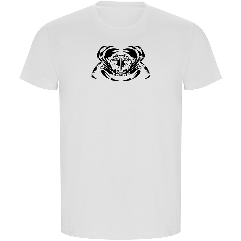 Kruskis Crab Tribal Eco Short Sleeve T-shirt Weiß L Mann von Kruskis