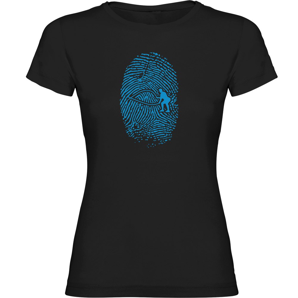 Kruskis Crossfit Fingerprint Short Sleeve T-shirt Schwarz 2XL Frau von Kruskis