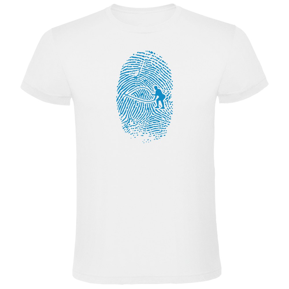 Kruskis Crossfit Fingerprint Short Sleeve T-shirt Weiß XL Mann von Kruskis