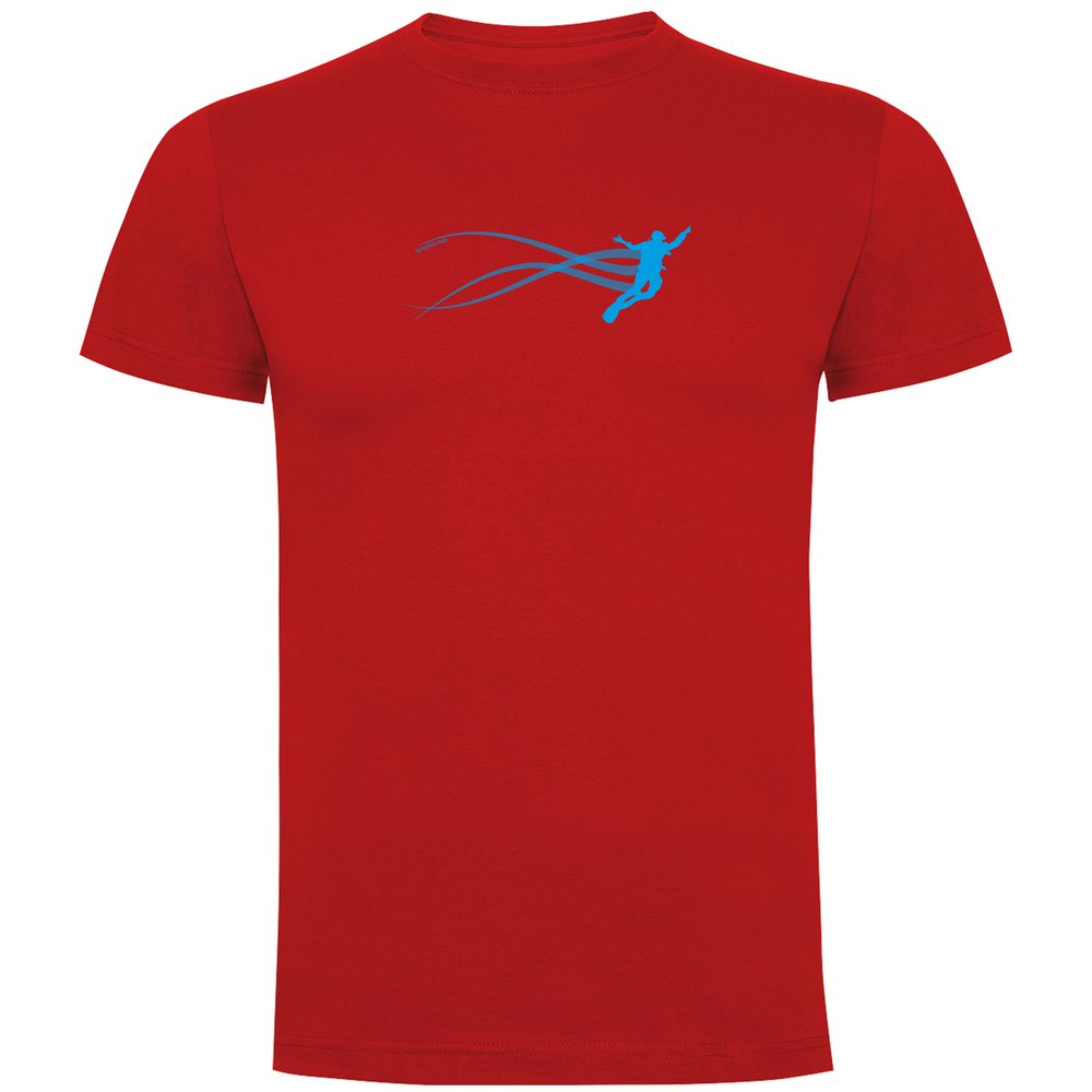 Kruskis Dive Estella Short Sleeve T-shirt Rot 3XL Mann von Kruskis