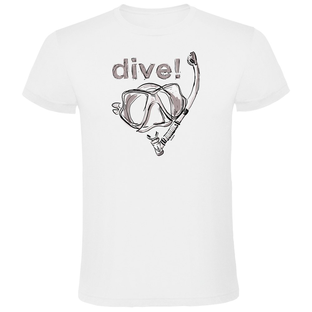 Kruskis Dive Short Sleeve T-shirt Weiß S Mann von Kruskis