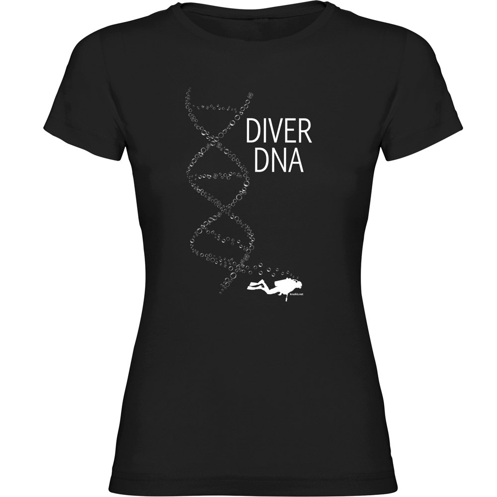 Kruskis Diver Dna Short Sleeve T-shirt Schwarz XL Mann von Kruskis