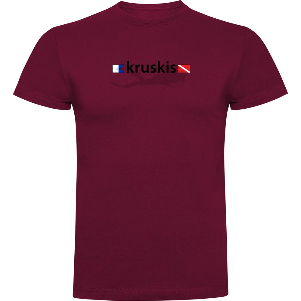 Kruskis Diver Flags Short Sleeve T-shirt Rot L Mann von Kruskis