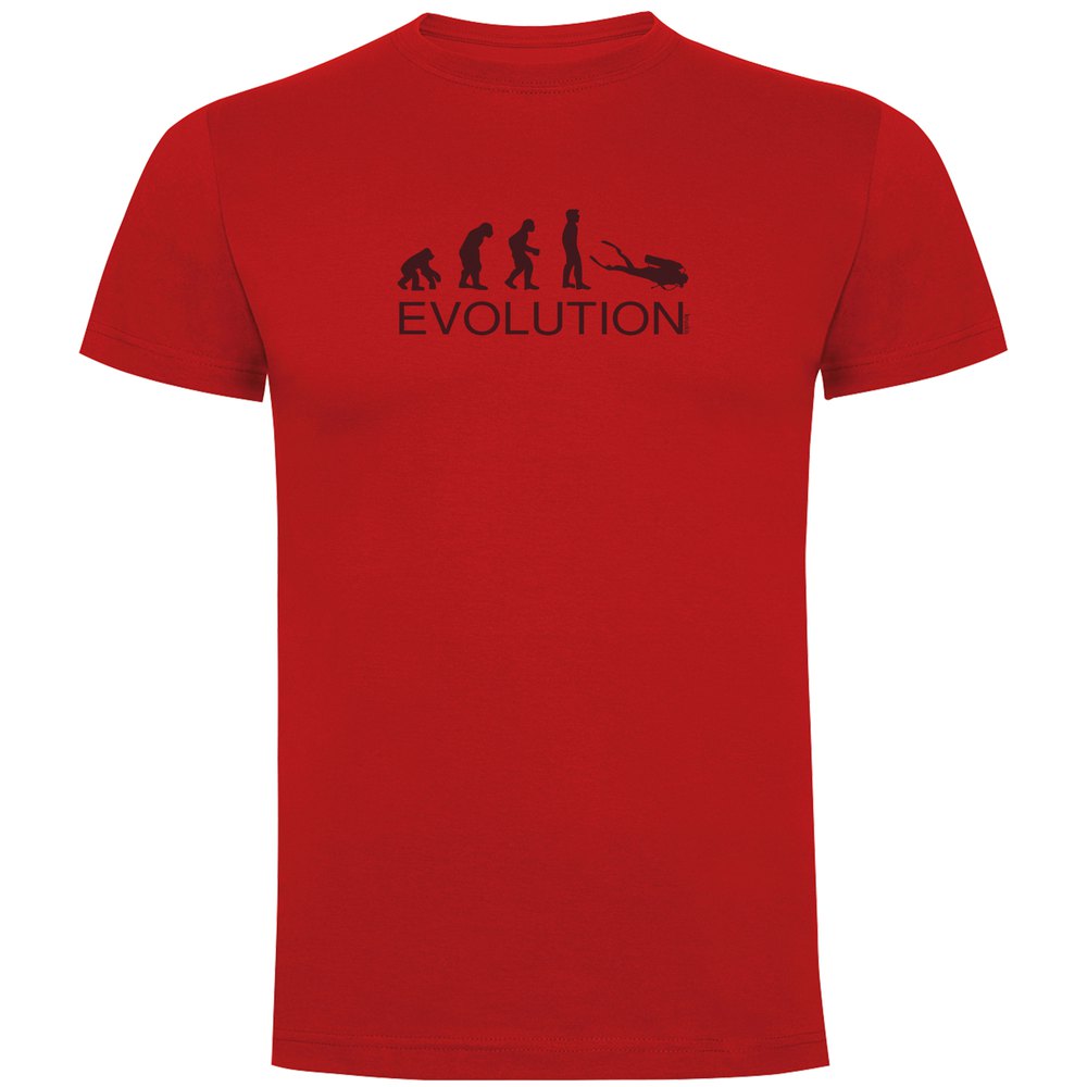 Kruskis Evolution Diver Short Sleeve T-shirt Rot 3XL Mann von Kruskis