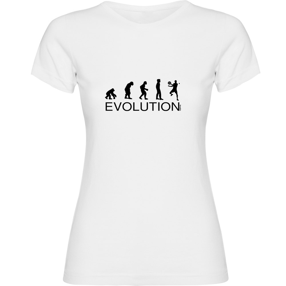 Kruskis Evolution Padel Short Sleeve T-shirt Weiß 2XL Frau von Kruskis