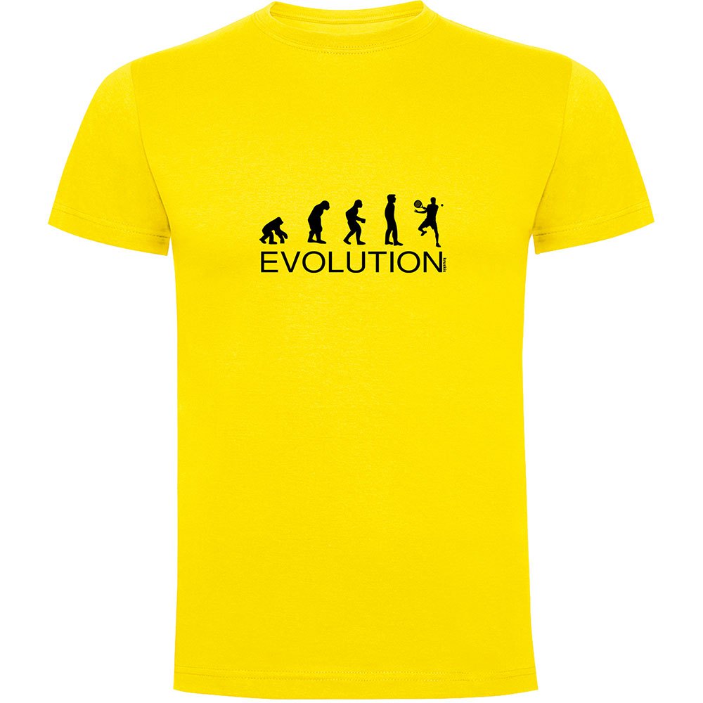 Kruskis Evolution Padel Short Sleeve T-shirt Gelb 3XL Mann von Kruskis