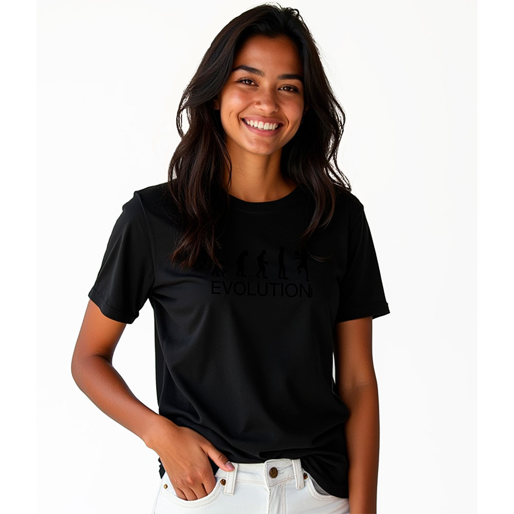 Kruskis Evolution Padel Short Sleeve T-shirt Schwarz M Frau von Kruskis