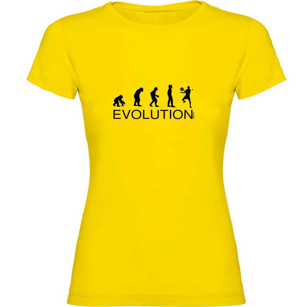 Kruskis Evolution Padel Short Sleeve T-shirt Gelb XL Frau von Kruskis