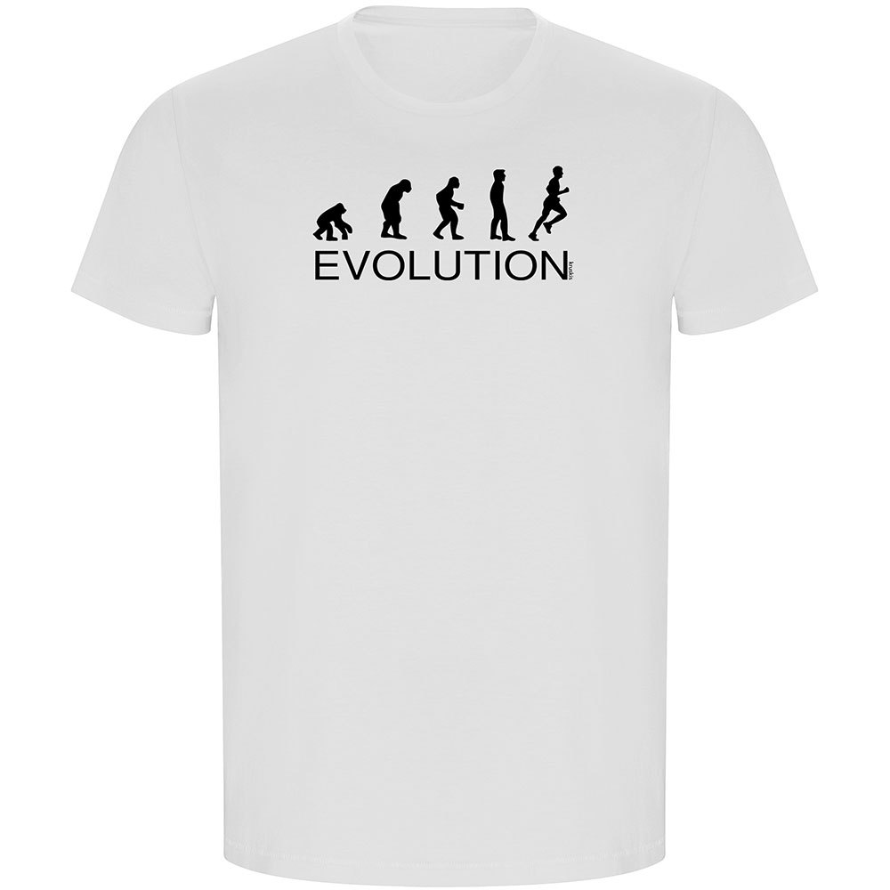 Kruskis Evolution Running Eco Short Sleeve T-shirt Weiß 3XL Mann von Kruskis