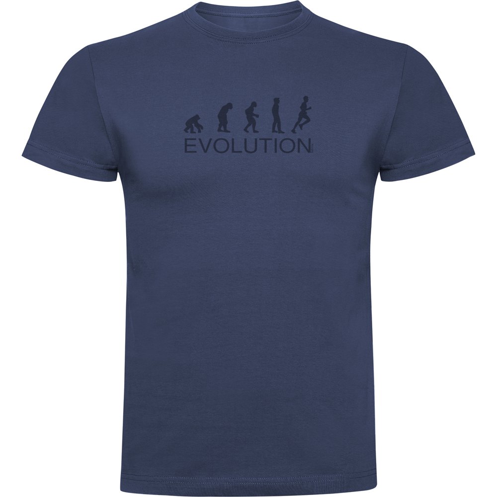 Kruskis Evolution Running Short Sleeve T-shirt Blau 3XL Mann von Kruskis