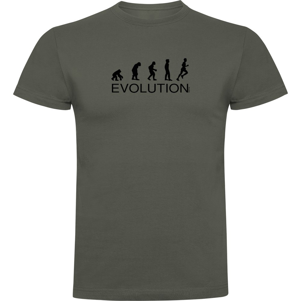 Kruskis Evolution Running Short Sleeve T-shirt Grün 2XL Mann von Kruskis