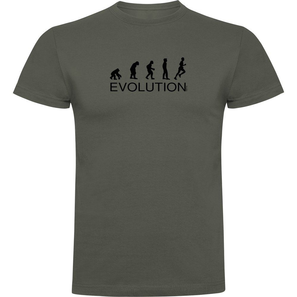 Kruskis Evolution Running Short Sleeve T-shirt Grün 3XL Mann von Kruskis