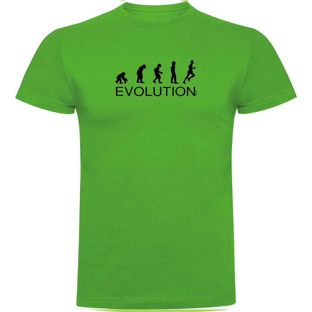 Kruskis Evolution Running Short Sleeve T-shirt Grün M Mann von Kruskis