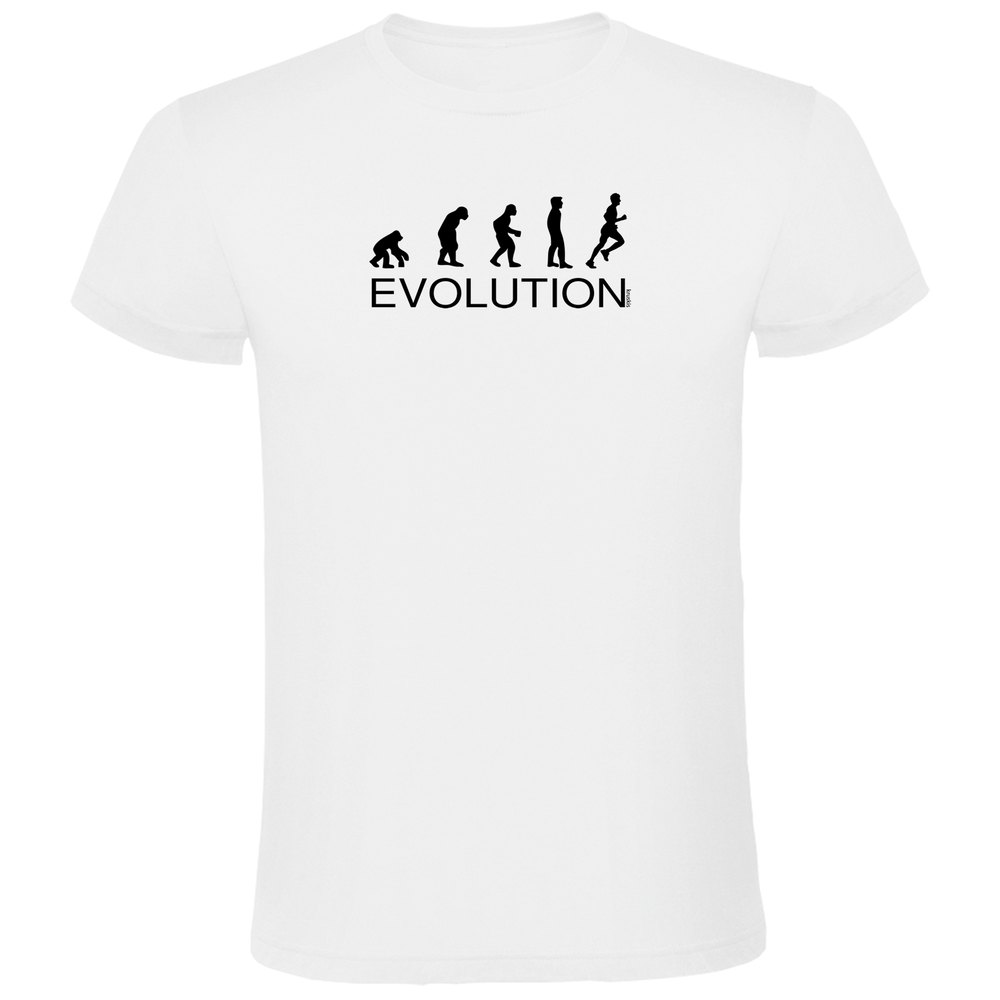 Kruskis Evolution Running Short Sleeve T-shirt Weiß 3XL Mann von Kruskis