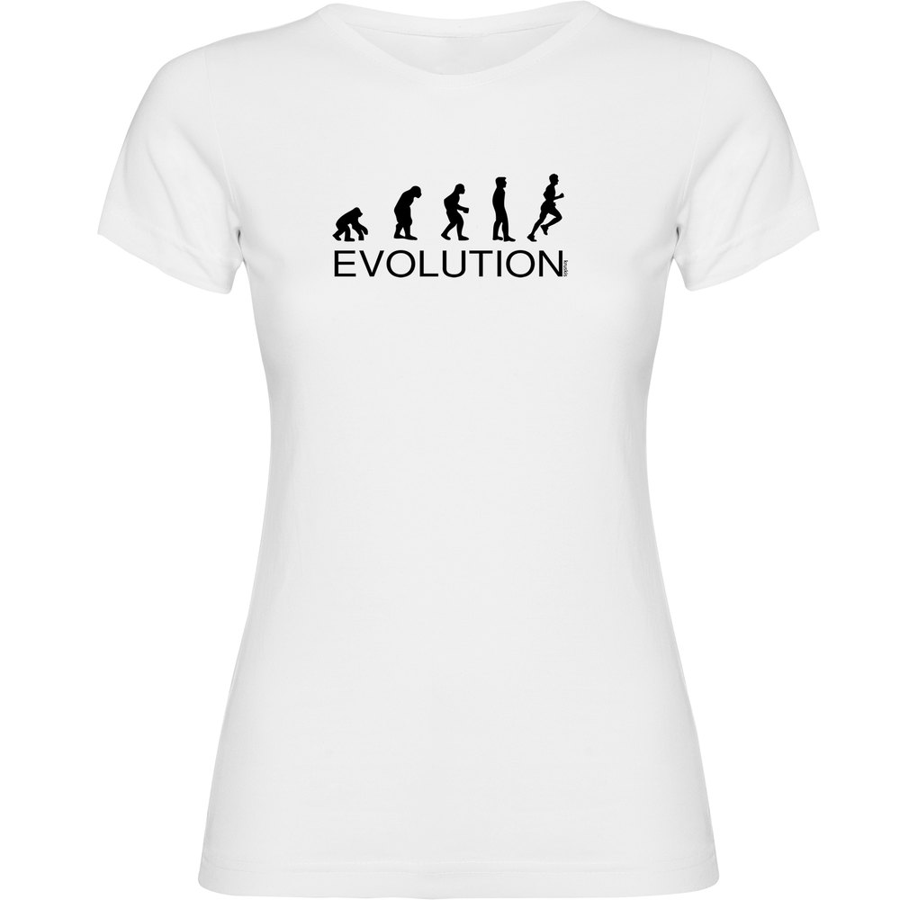 Kruskis Evolution Running Short Sleeve T-shirt Weiß M Frau von Kruskis