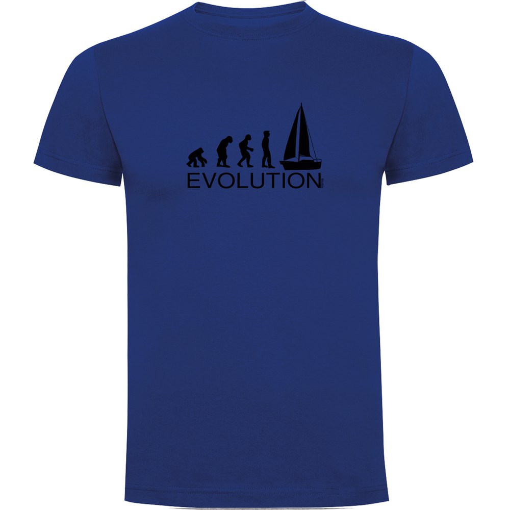Kruskis Evolution Sail Short Sleeve T-shirt Blau S Mann von Kruskis