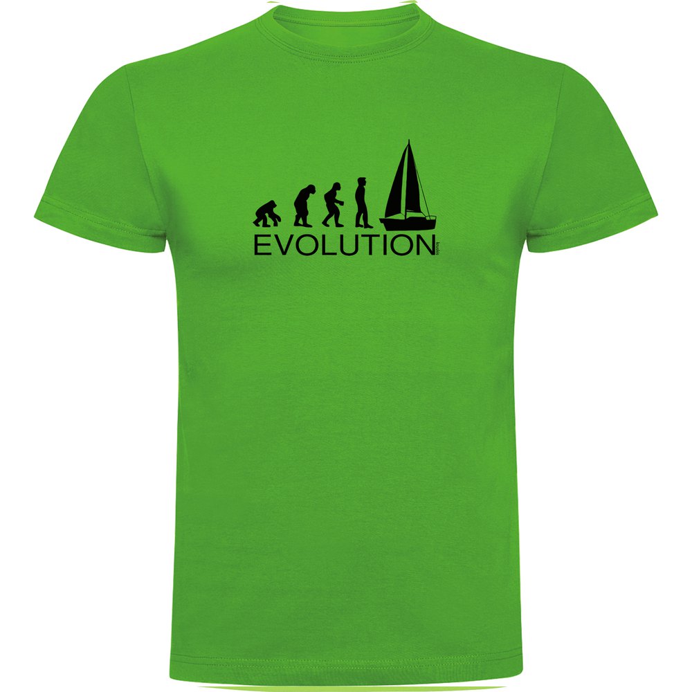 Kruskis Evolution Sail Short Sleeve T-shirt Grün L Mann von Kruskis