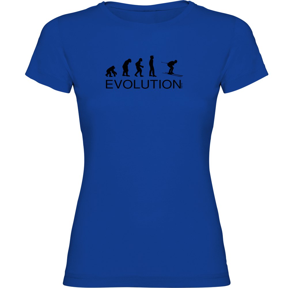 Kruskis Evolution Ski Short Sleeve T-shirt Blau L Frau von Kruskis