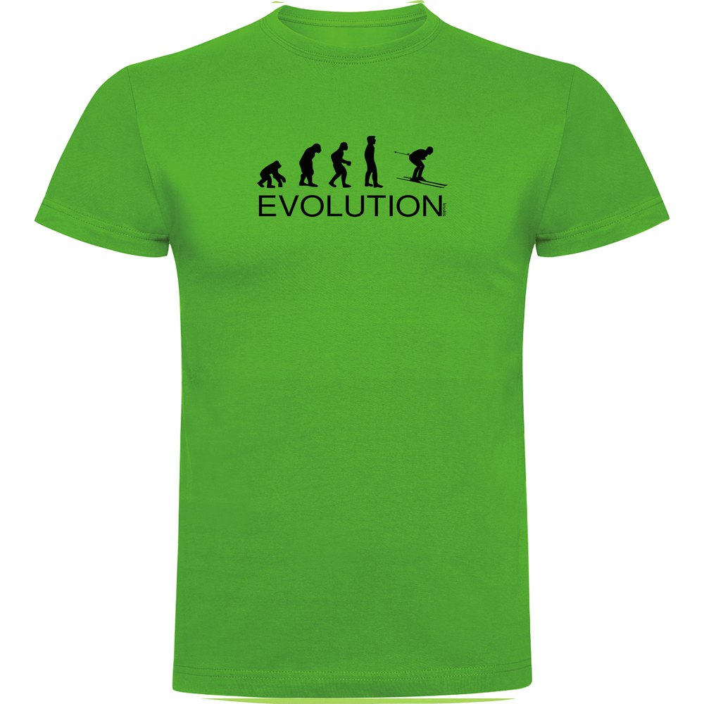Kruskis Evolution Ski Short Sleeve T-shirt Grün 2XL Mann von Kruskis