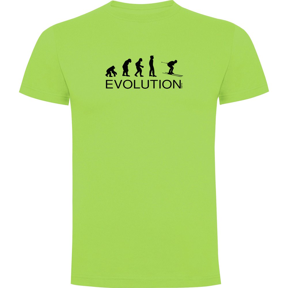 Kruskis Evolution Ski Short Sleeve T-shirt Grün 2XL Mann von Kruskis