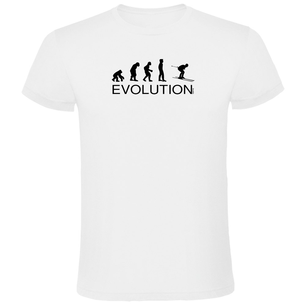 Kruskis Evolution Ski Short Sleeve T-shirt Weiß S Mann von Kruskis