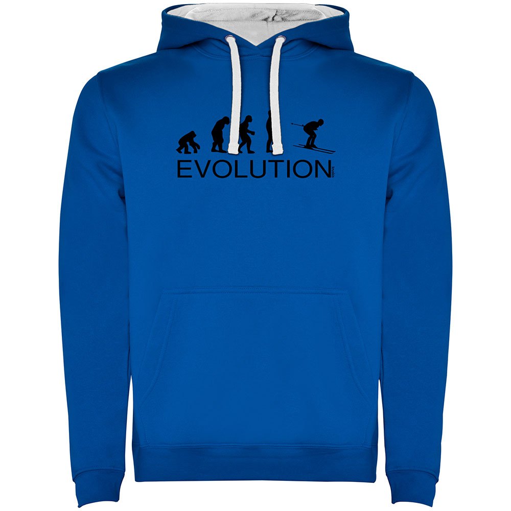 Kruskis Evolution Ski Two-colour Hoodie Blau XL Mann von Kruskis