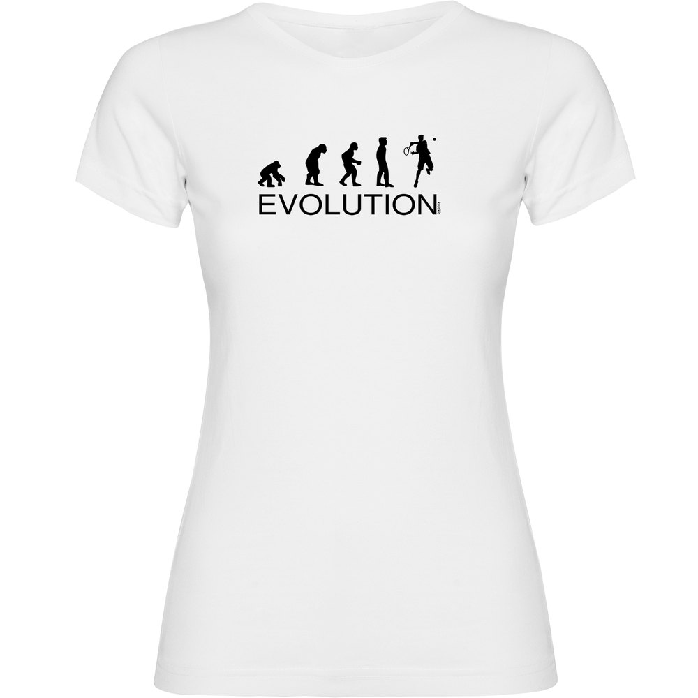 Kruskis Evolution Smash Short Sleeve T-shirt Weiß 2XL Frau von Kruskis