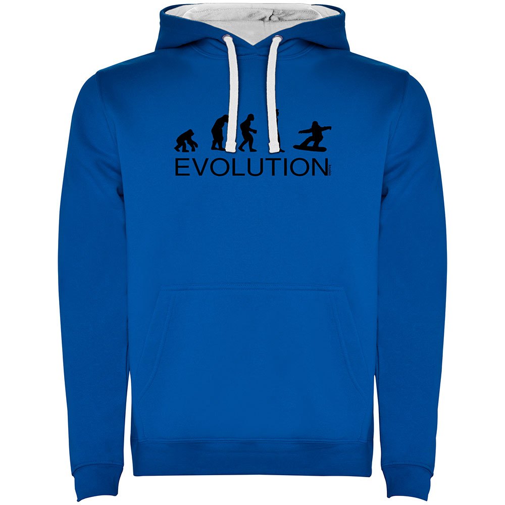 Kruskis Evolution Snowboard Two-colour Hoodie Blau XL Mann von Kruskis