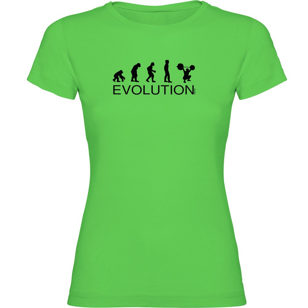 Kruskis Evolution Train Short Sleeve T-shirt Grün L Frau von Kruskis