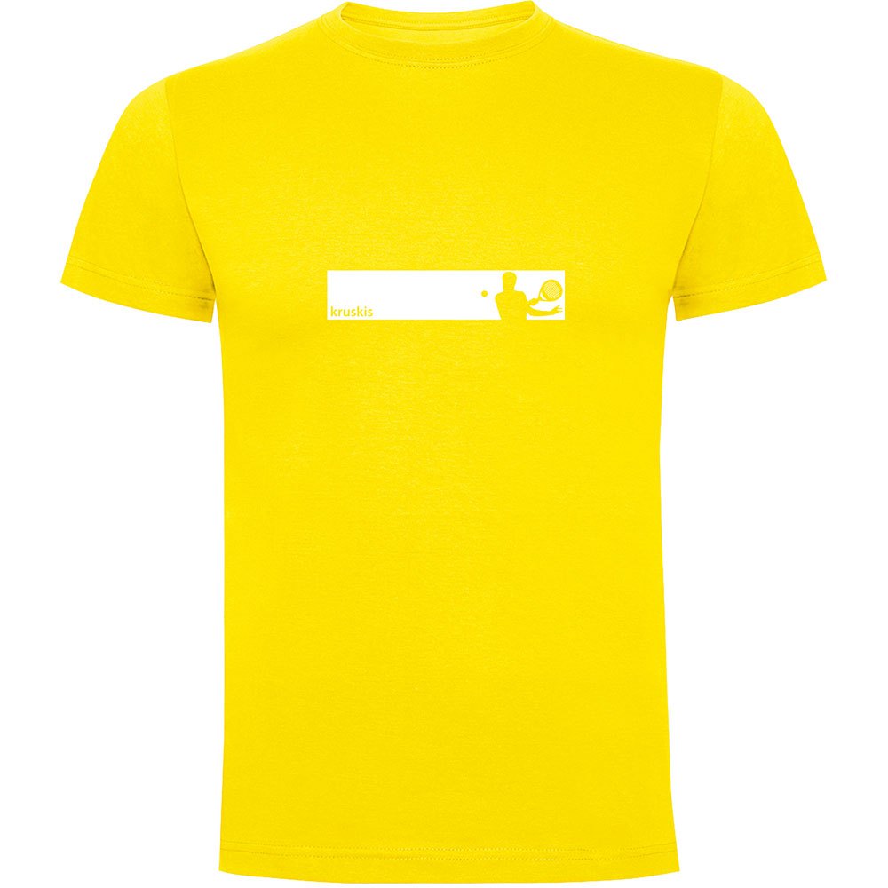 Kruskis Frame Padel Short Sleeve T-shirt Gelb 3XL Mann von Kruskis
