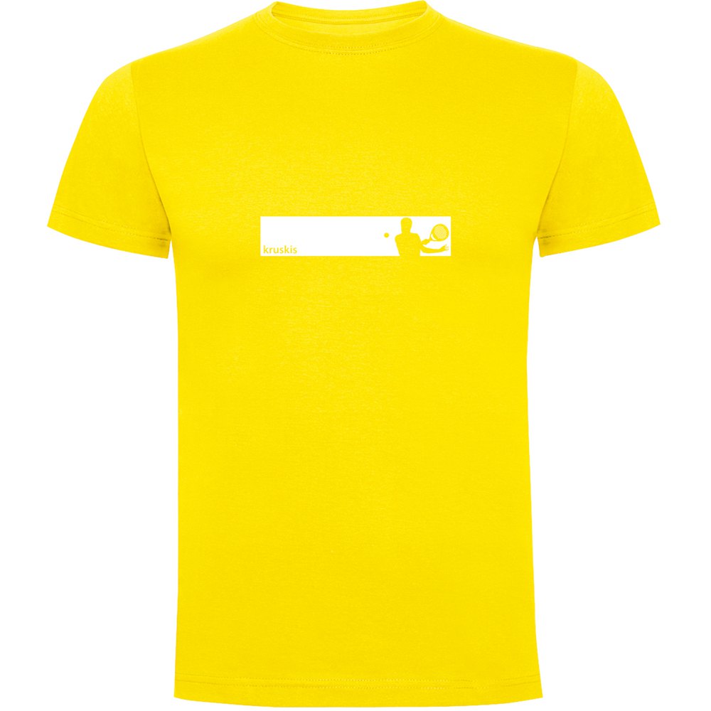 Kruskis Frame Padel Short Sleeve T-shirt Gelb XL Mann von Kruskis